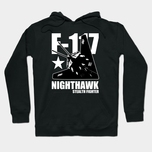 F-117 Nighthawk Hoodie by Tailgunnerstudios